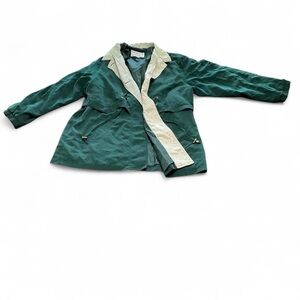 Braetan women’s Green and White Raincoat